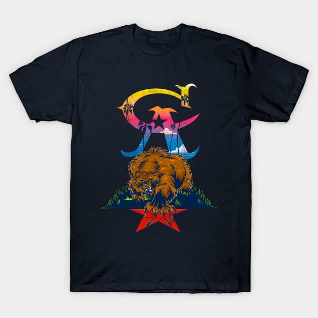 CALI BEAR T-Shirt by Figzy